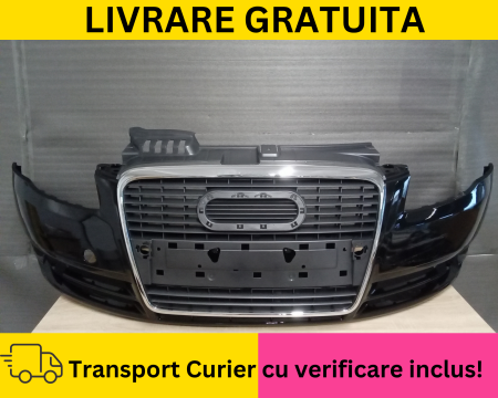 A4 B7 2004-2007 - Bara fata + Grila radiator Audi A4 B7 2004-2007 LZ9Y LY9B Negru lucios la culoare VOPSITA