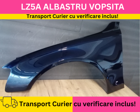 Bara fata + Aripi + Grile Audi A4 B8 + S-LINE 2008-2011 + S-LINE cu spalator far VOPSITA LZ5A ALBASTRU [4]