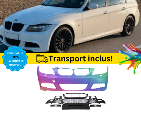 SERIA 3 E90 E91 SEDAN COMBI - Bara fata M-Pachet BMW Seria 3 E90 E91 FSL 2008-2012 ALB 300 vopsita