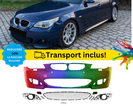 SERIA 5 E60 E61 2003-2010 - Bara fata M-Pachet BMW Seria 5 E60 E61 2003-2010 Albastru A35 vopsita