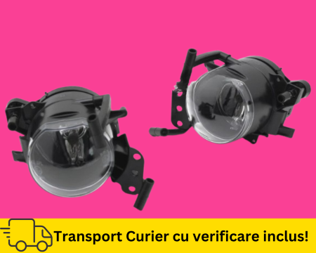 Set proiectoare ceata Bara M BMW Seria 3 5 E60 E61 E90 E91 E92 E93  + FSL 2003-2012