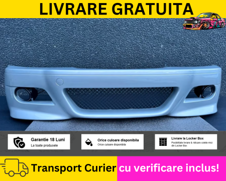 SERIA 3 E46 COUPE CABRIO - Bara fata M Tech Look Gri 354 BMW Seria 3 E46 Coupe Cabrio 1998-2006 VOPSITA TU Alegi culoarea 
