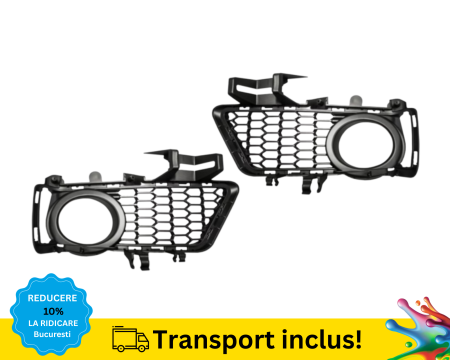SERIA 3 F30 F31 2011-2017 - Grile Proiectoare Bara fata M-Tech BMW Seria 3 F30 F31 2011-2017