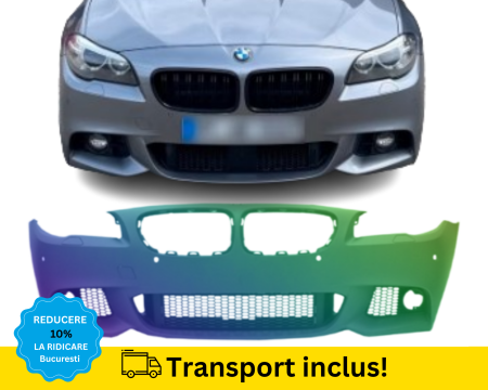 SERIA 5 F10 F11 2010-2017 - Bara fata Pachet M-Tech BMW Seria 5 F10 F11 2010-2014 gri A52 VOPSITA