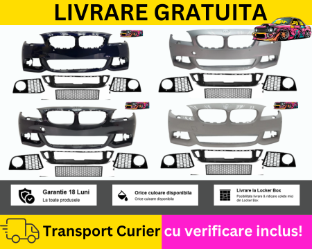 BMW - Bara fata M Tech Pachet Negru Alb Gri Albastru Maro BMW Seria 5 F10 F11 2010-2014 VOPSITA Tu alegi culoarea