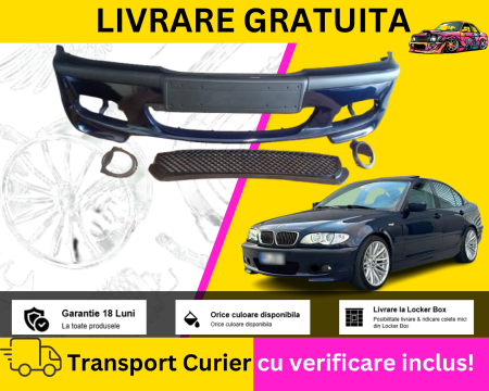 Bara fata M Tech Pachet LOOK Albastru 317 BMW Seria 3 E46 Sedan Touring + FL Facelift 1998-2005 VOPSITA TU Alegi culoarea