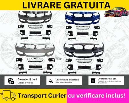 BMW - Bara fata M Tech Pachet LOOK Albastru BMW Seria 4 F32 F33 F36 2014-2017 VOPSITA Tu alegi culoarea