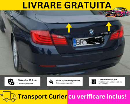 BMW - Eleron Lip Portbagaj Negru Alb Gri Albastru Maro BMW Seria 5 F10 2010-2017 VOPSIT Tu alegi culoarea