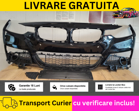 Bara fata M Tech Pachet Negru lucios 668 BMW Seria 3 F30 F31 2011-2017 VOPSITA Tu alegi culoarea [2]