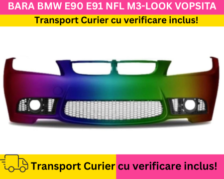 BMW - Bara fata M3 Look BMW Seria 3 E90 E91 2004-2008 NFL VOPSITA Negru Gri Albastru Alb Rosu