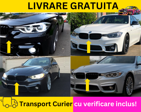 SERIA 3 F30 F31 2011-2019 - Bara fata M3 LOOK Negru Alb Gri Albastru Rosu Auriu 668 475 300 A83 354 A81 A35 BMW Seria 3 F30 F31 2011-2017 VOPSITA Tu alegi culoarea