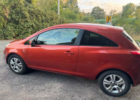 Bara fata Rosu Portocaliu Opel Corsa D 2011-2014 Facelift VOPSITA TU Alegi culoarea [2]