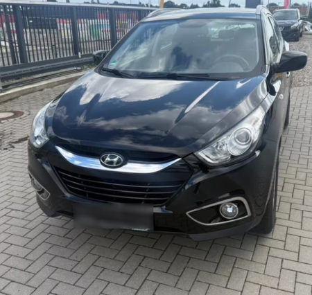 Bara fata Negru Hyundai ix35 2009-2015 VOPSITA Tu alegi culoarea [1]