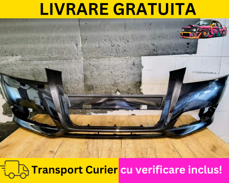 A3 8P 2003-2012 - Bara fata Gri LZ7L Audi A3 8P 2008-2012 cu spalator far VOPSITA Tu alegi culoarea