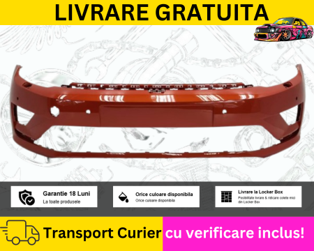 GOLF SPORTVAN 2014-2020 - Bara fata Rosu Volkswagen Golf SPORTSVAN 2014-2017 Spalator far + Senzori parcare VOPSITA Tu alegi culoarea