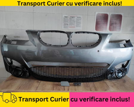 SERIA 5 E60 E61 2003-2010 - Bara fata Pachet Exterior M-Tech LOOK BMW Seria 5 E60 E61 2003-2010 A52 Gri inchis la culoare VOPSITA