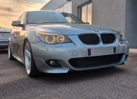 Bara fata Pachet Exterior M LOOK Negru Gri Auriu Albastru Verde BMW Seria 5 E60 E61 + Facelift VOPSITA TU Alegi culoarea [6]
