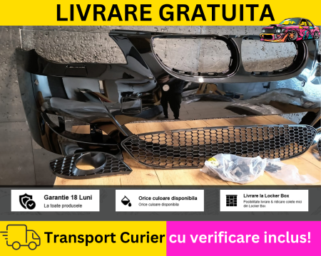 Bara fata Pachet M-LOOK BMW Seria 5 E60 E61 2003-2010 475 Negru la culoare VOPSITA [2]