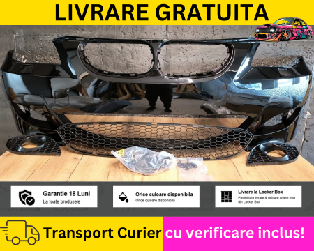 Bara fata Pachet M-LOOK BMW Seria 5 E60 E61 2003-2010 475 Negru la culoare VOPSITA