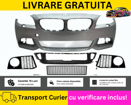 Bara fata Pachet M LOOK Gri A52 BMW Seria 5 F10 F11 2010-2014 VOPSITA TU Alegi culoarea