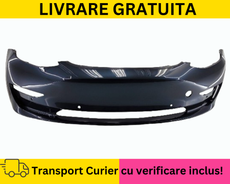 MODEL 3 - Bara fata Albastru PPSB VOPSITA TESLA Model 3 2017-2023 cu gauri senzori parcare 6x