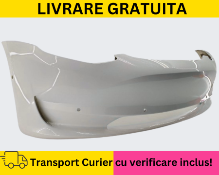 MODEL 3 - Bara fata Alba VOPSITA TESLA Model 3 2017-2023 cu gauri senzori parcare 6x