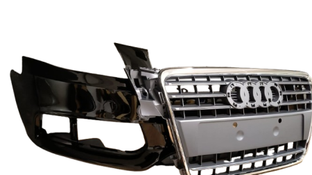 Bara fata, Grila radiator simpla Audi A4 B8 2007-2011 Negru LY9B [2]