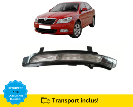 SKODA - Semnal Oglinda Skoda Octavia II 2 1Z FSL 2008-2013 Stanga