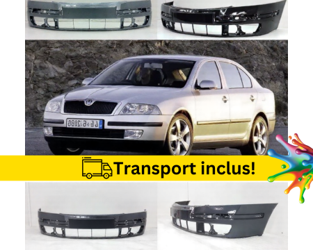 OCTAVIA 2 2004-2008 - Bara fata Skoda Octavia II 2 2004-2008 Negru Gri Albastru Alb Rosu Verde vopsita la culoarea masini