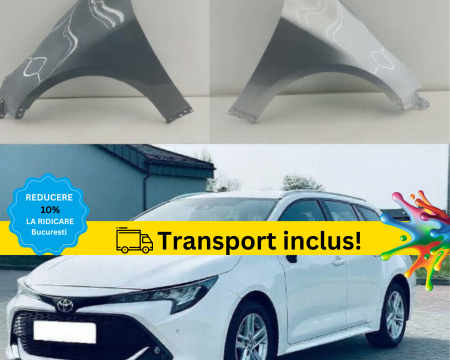 TOYOTA - Aripa Fata Toyota Corolla E21 2018-2024 Negru Gri Albastru Verde Alb Auriu la culoarea masini vopsita