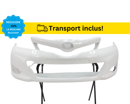 YARIS 2011-2014 - Bara Fata Toyota Yaris 3 2011-2014 Alb 040 VOPSITA