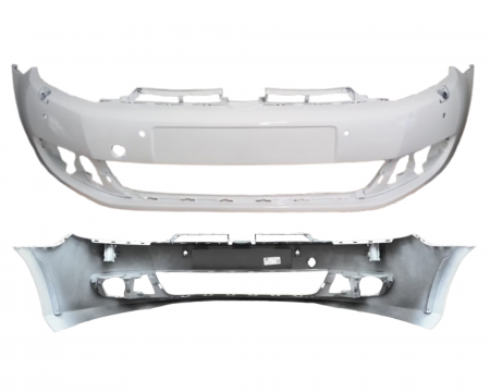 Golf 6 VI 2008-2012 - Bara fata Volkswagen Golf VI 6 Hatchback 2008-2012 spalator, 4x senzori parcare Alb LB9A