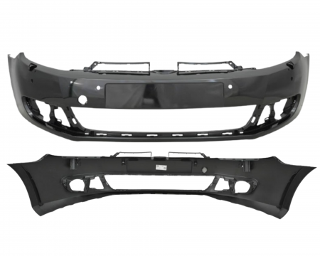 Golf 6 VI 2008-2012 - Bara fata Volkswagen Golf VI 6 Hatchback 2008-2012 spalator, 4x senzori parcare Negru L041