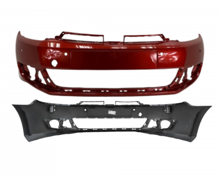 Golf 6 VI 2008-2012 - Bara fata Volkswagen Golf VI 6 Hatchback 2008-2012 spalator, 4x senzori parcare Rosu LA3X