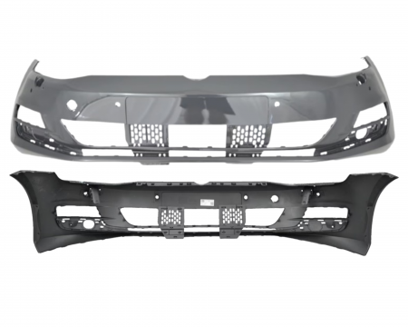 Golf 7 VII 2012-2019 - Bara fata Volkswagen Golf VII 7 2012-2017 cu spalator far, senzori parcare Gri LI7F