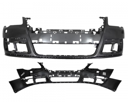 Passat B6 2005-2010 - Bara fata Volkswagen Passat B6 2005-2010 cu spalator far Negru LC9X