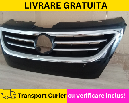 PASSAT CC 2008-2017 - Grila radiator Volkswagen Passat CC 357 VOPSITA Negru lucios L041, Gauri senzori parcare