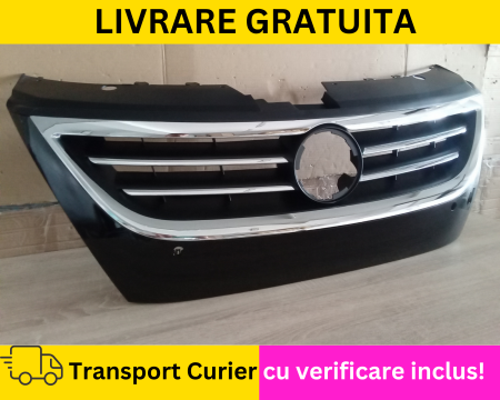 Grila radiator Volkswagen Passat CC 357 VOPSITA Negru lucios L041, Gauri senzori parcare [1]
