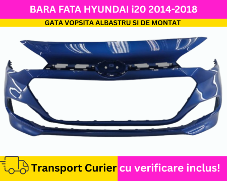 i20 2008-2020 - Bara fata vopsita Albastru Hyundai i20 5usi 2014-2018