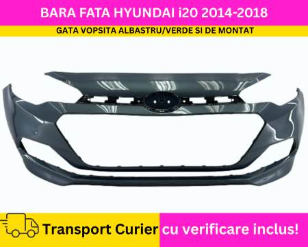 i20 2008-2020 - Bara fata vopsita Albastru Verde Hyundai i20 5usi 2014-2018