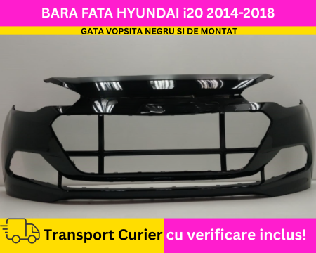 i20 2008-2020 - Bara fata vopsita Negru Hyundai i20 4usi 2014-2018