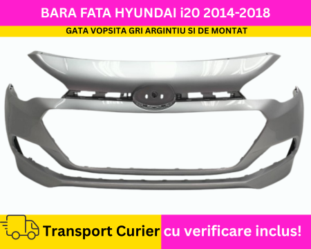 i20 2008-2020 - Bara fata vopsita Gri Argintiu Hyundai i20 4usi 2014-2018