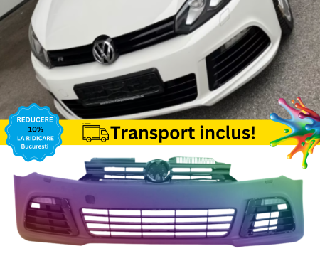 GOLF 6 VI 2008-2012 - Bara fata VW Golf 6 VI R20-LOOK 2008-2012 ALB LB9A vopsita
