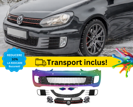 Bara fata VW Golf 6 VI GTI GTD 2008-2012 Negru LC9X vopsita