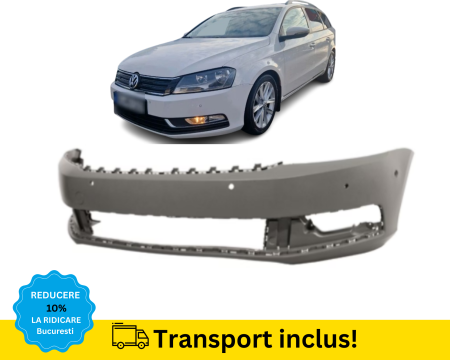 PASSAT B7 2010-2014 - Bara fata VW Passat B7 2010-2014 cu senzori de parcare NEVOPSITA