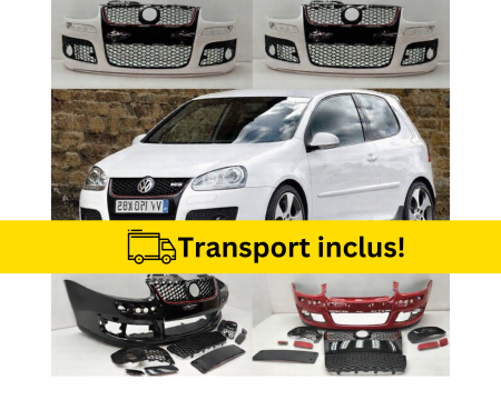 GOLF 5 V 2003-2008 - Bara fata completa VW Golf 5 V GTI Look 2003-2008 Negru Gri Albastru Alb Rosu Maro vopsita la culoarea masini 