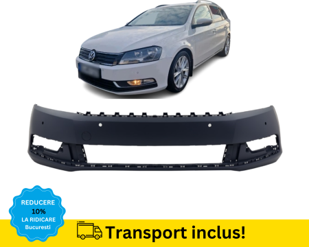 PASSAT B7 2010-2014 - Bara fata VW Passat B7 2010-2014 cu senzori de parcare NEVOPSITA