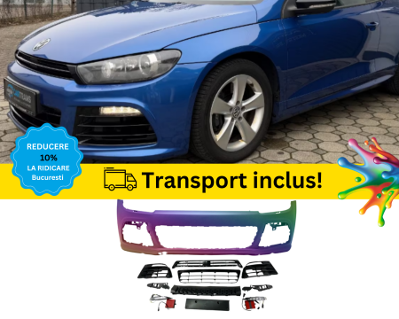 SCIROCCO 2008-2017 - Bara fata VW Scirocco R20-LOOK 2008-2014 Albastru LD5Q vopsita