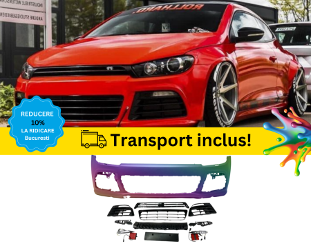 SCIROCCO 2008-2017 - Bara fata VW Scirocco R20-LOOK 2008-2014 Rosu LY3J vopsita