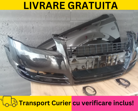 Bara + Aripa stanga + Ornamente fata Audi A4 B7 2004-2007 LZ7L Gri la culoare VOPSITA [1]